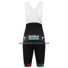 Completo Maglia + Pantaloncino con bretelle 2023 BORA-Hansgrohe Manica Corta Verde Nero Donna